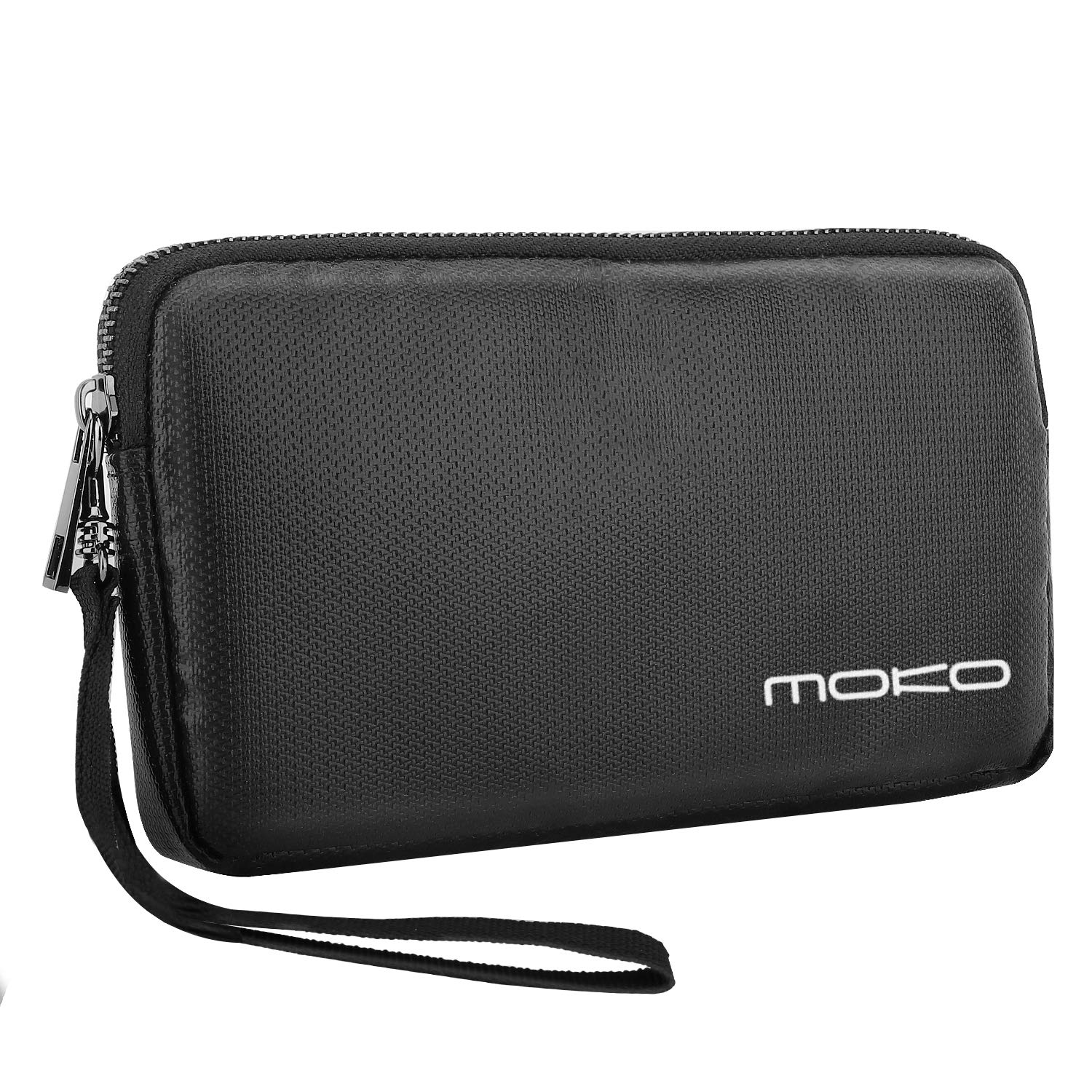 Black Zipper Fire Resistant Electronic Accessories Storage Case Portable Fireproof