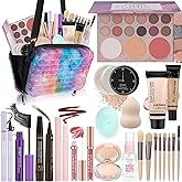 Makeup Set for Teens Makeup Kits for Teens & Girls Women - Travel Makeup Kit for Women Full Kit with Eyeshadow Palette, Lipstick & More, Make Up Set for Teenager Girls