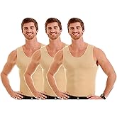 Insta Slim ISPRO Slimming Muscle Tank Top Shapewear Compression Shirt for Men (Made in The USA)