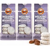 La Monarca Bakery Mexican Wedding Cookies, Pecan, 6 oz (Pack of 3) | Buttery Shortbread Cookies with Pecans &amp; Powdered Sugar, Simple Ingredients, No Preservatives, Authentic Flavor