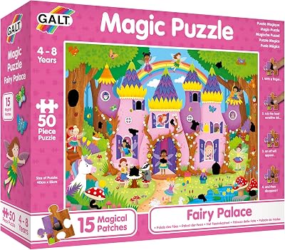 Galt Magic Puzzle Fairy Palace 50-Piece Rub and Reveal Ages 4+