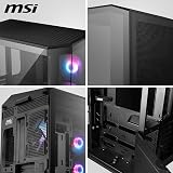 MSI MAG PANO 100R PZ ATX PC Case Vertical GPU Bracket USB Type-C view 7