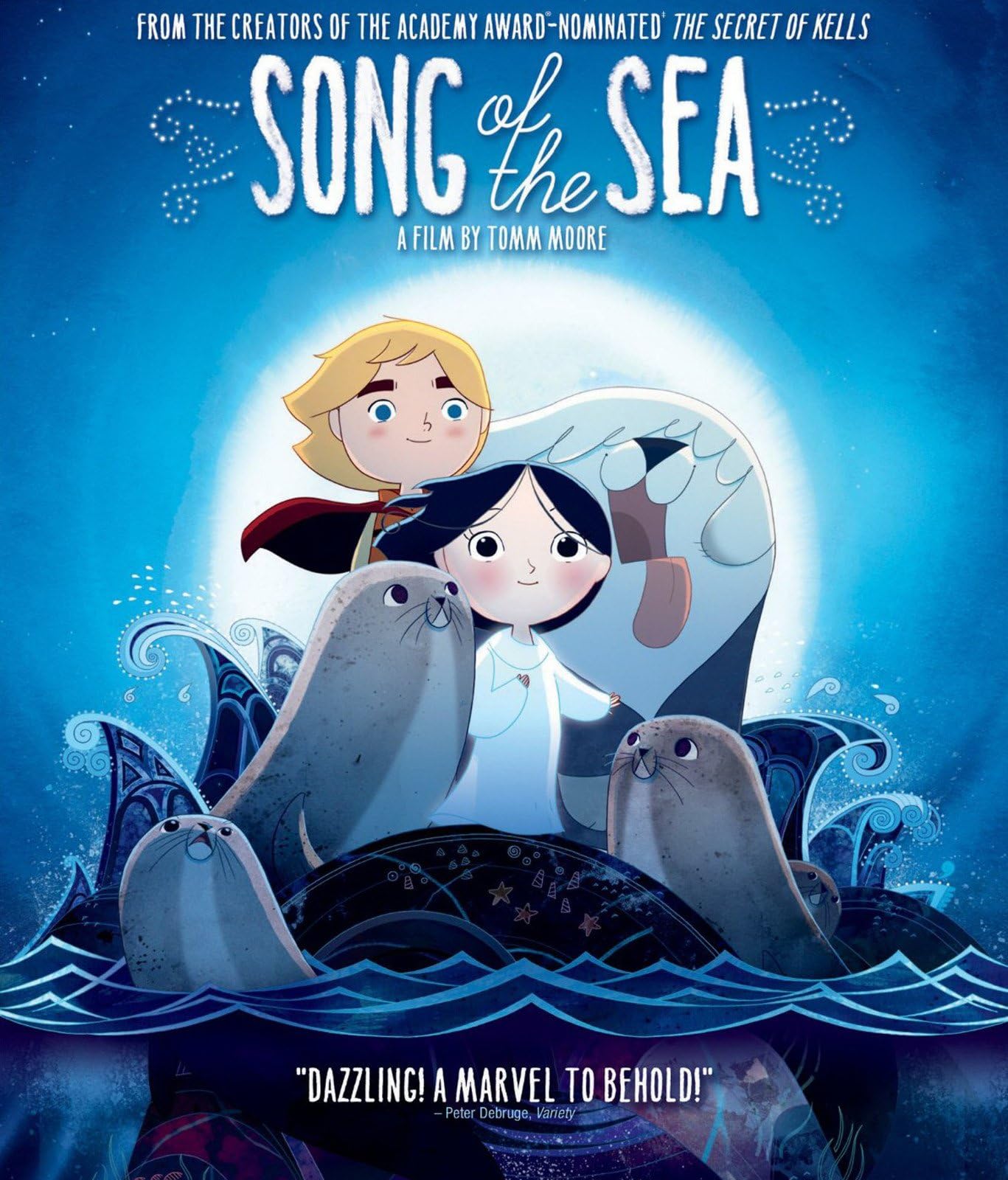 NewBrightBase Song of The Sea Fabric Cloth Rolled Wall Poster Print - Size: (28" x 24")