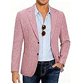 COOFANDY Mens Casual Blazer Slim Fit Sport Coat Lightweight Two Button Suit Jackets