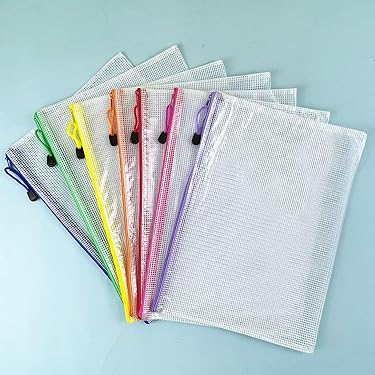 File Folder Desk Organizer 12pcs Color Transparent... – Grandado