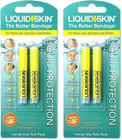 Liquid Skin Liquid Plaster Waterproof Bandage 4 Pipettes Kids Safe