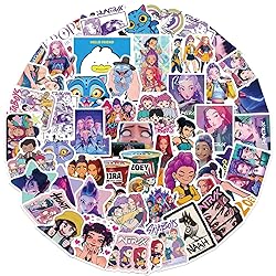 60Pcs Demon Movie Hunters Stickers, Korean Idol
