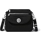 Baggallini Calais Crossbody Bags for Women 10x7 Lightweight Water-Resistant Travel Purse, RFID & Interior Organization