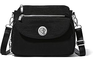 Baggallini Calais Crossbody Bags for Women 10x7 Lightweight Water-Resistant Travel Purse, RFID & Interior Organization