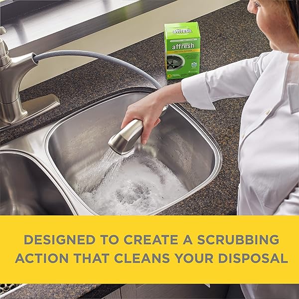 AFFRESH GARBAGE DISPOSAL CLEANER, REMOVES ODOR-CAUSING RESIDUES, 3 TABLETS