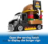 LEGO City Burger Van Toy 60404 Food Truck with Vendor Minifigure view 4