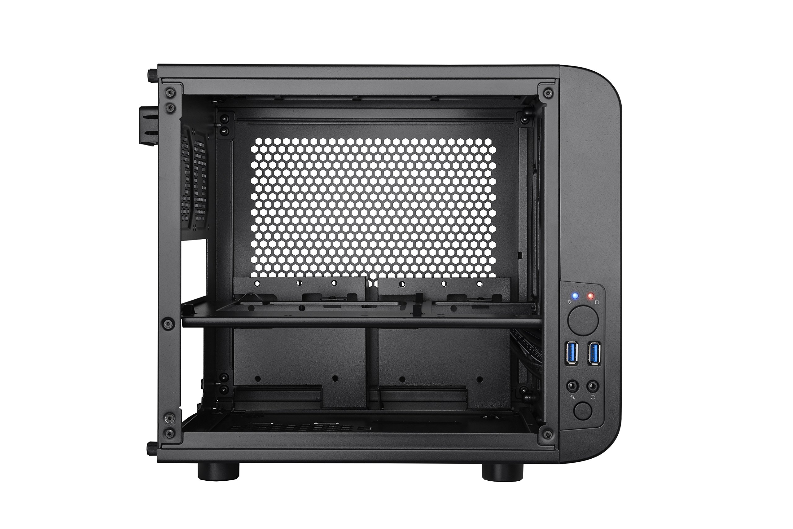 Thermaltake Core V1 SPCC Mini ITX Cube Gaming Computer Case Chassis
