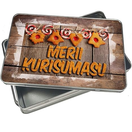 Amazoncom Neonblond Cookie Box Merry Christmas In Japanese - 