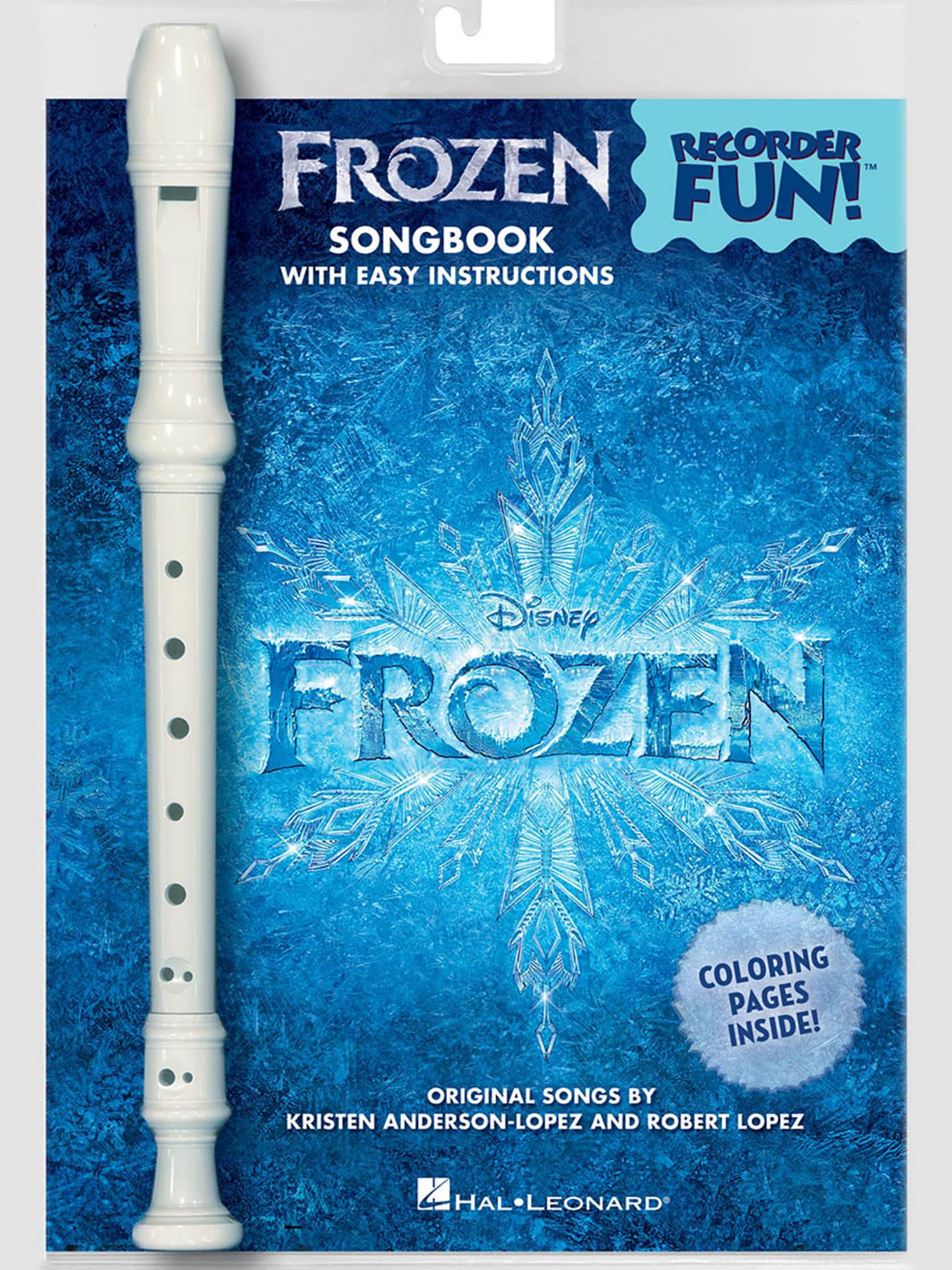 Frozen. Recorder. Book and Instrument: Recorder Fun! - Pack with Songbook and Instrument