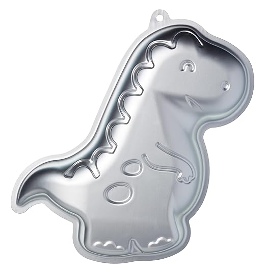 Molde de tartas Kitchencraft con diseño de dinosaurio, aluminio ...