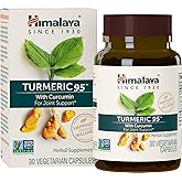 Himalaya Turmeric 95 - Herbal Supplement with Turmeric Curcumin for Joint Support and Mobility, 95% Curcuminoids - Vegan, Non-GMO, Gluten Free, 600 mg, 30 Capsules