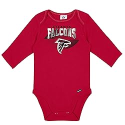 Gerber NFL Baby Boys' Long Sleeve Bodysuit, Team