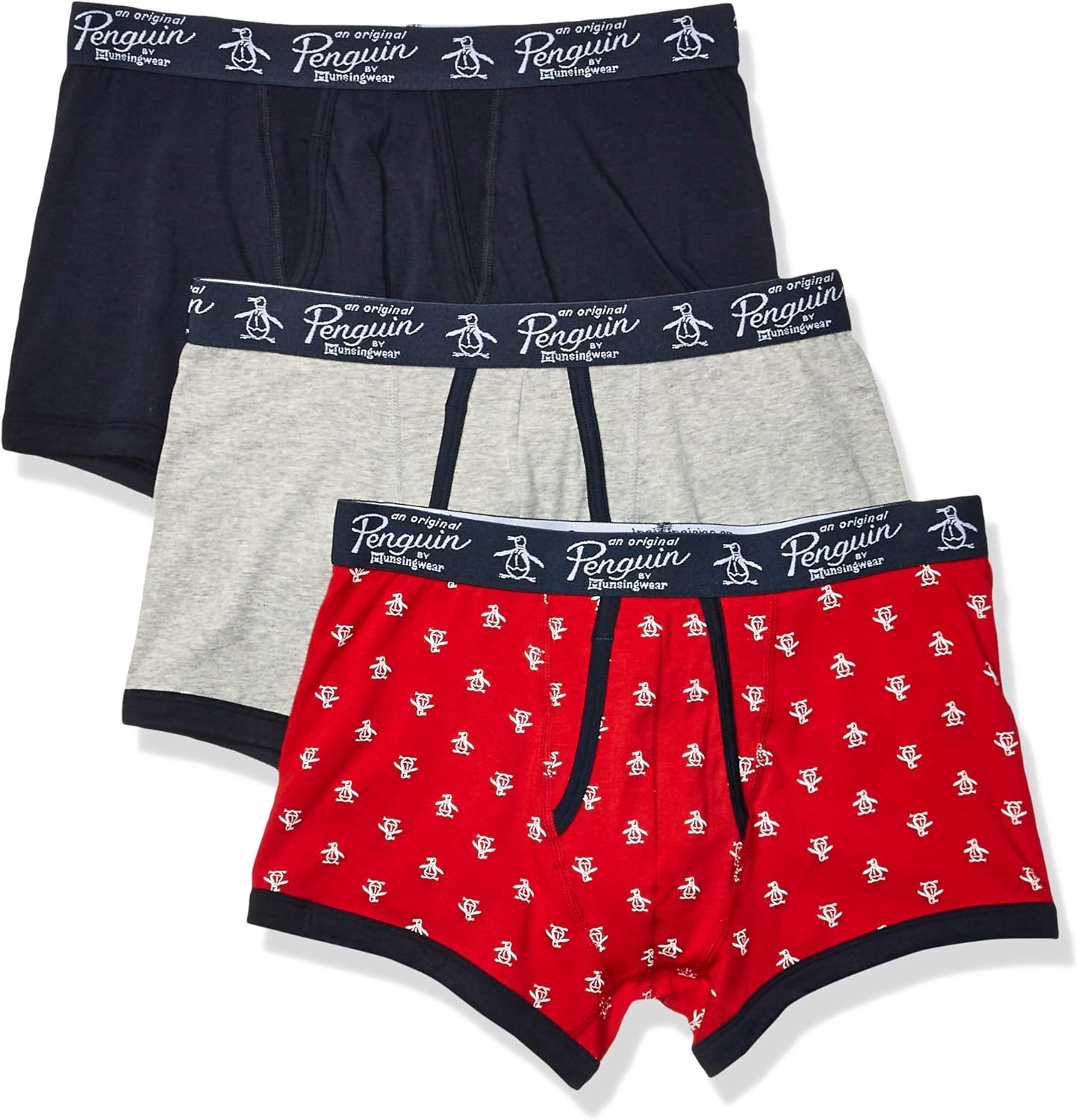 Original Penguin Men's Cotton Stretch Trunk Underwear, Multipack & Single: Clothing