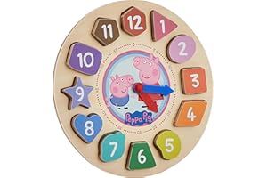 Peppa Pig Shape Sorter Clock Puzzle (12 Piece)
