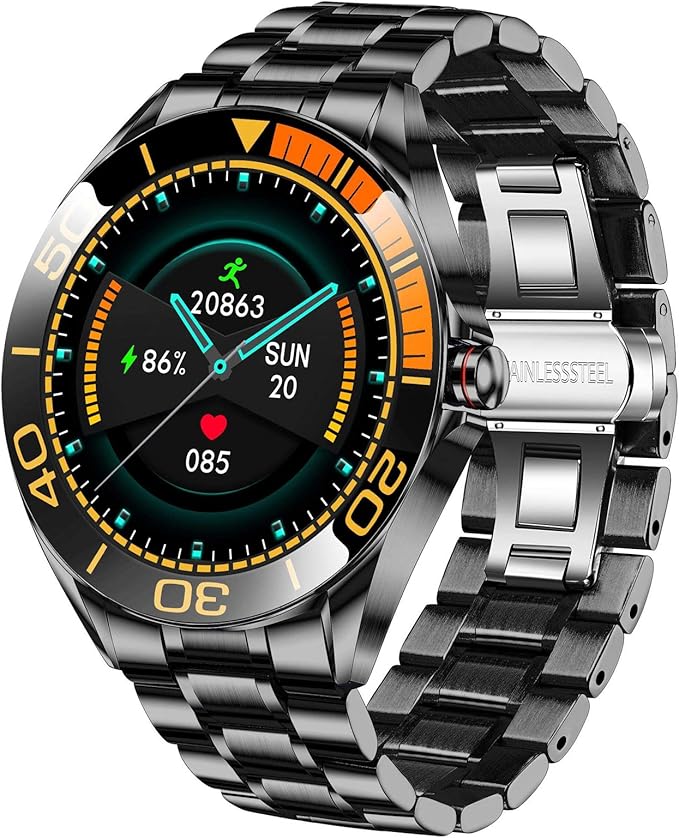 LIGE Heren Smart Watch, IP67 Waterdichte Fitness Tracker Horloges