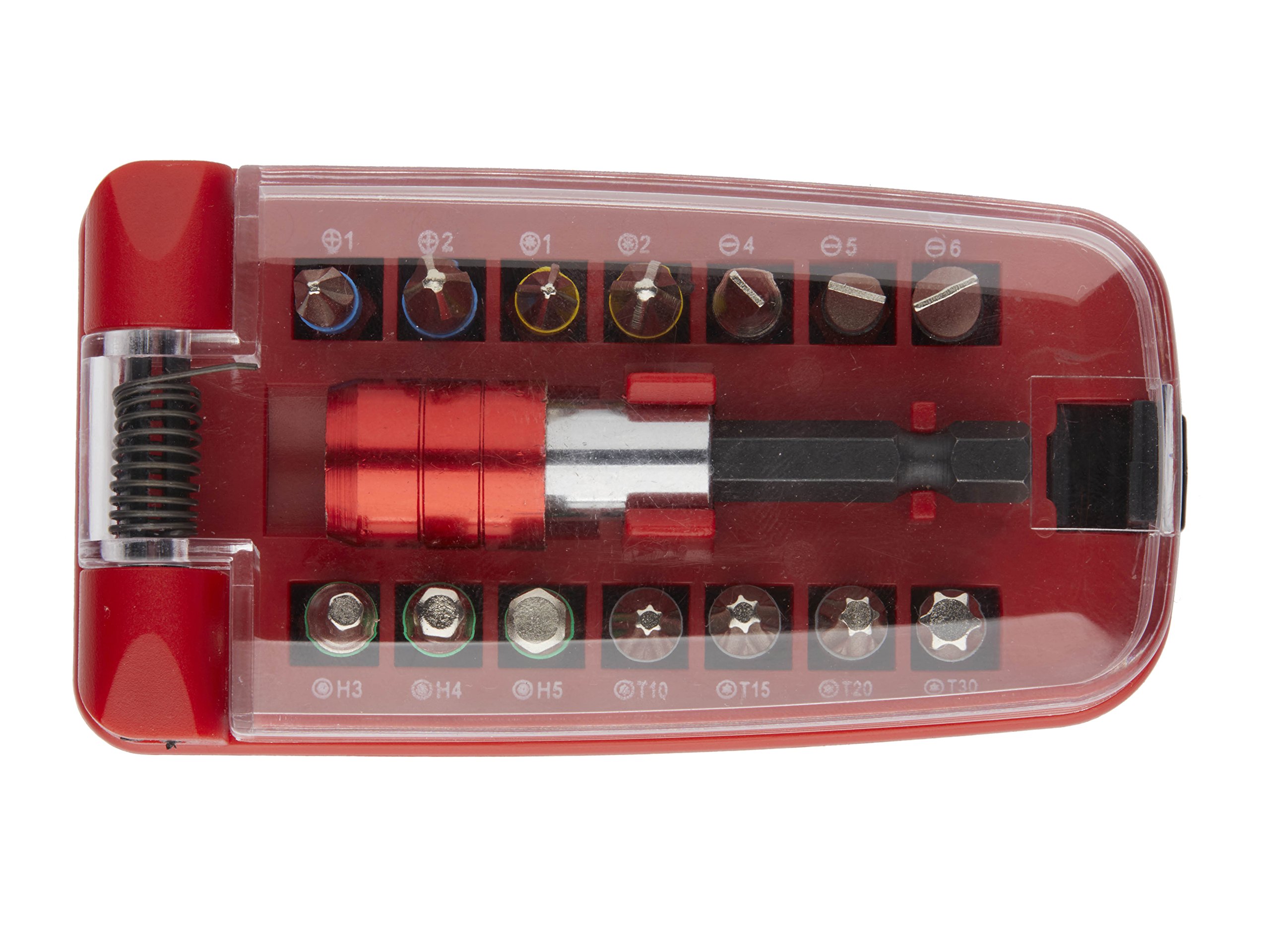 KRINO 66006006 Set 15 Pieces Coloured Insert for Impact, Red