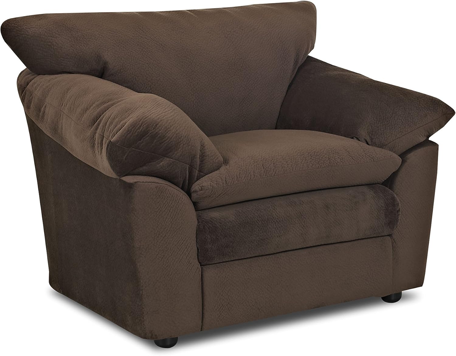 Amazon Com Klaussner Heights Chair Chocolate Furniture Decor