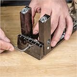 Trend Pocket Hole Kit Dual Column Jig Face Clamp HSS Drill Bit 100 Screws view 6