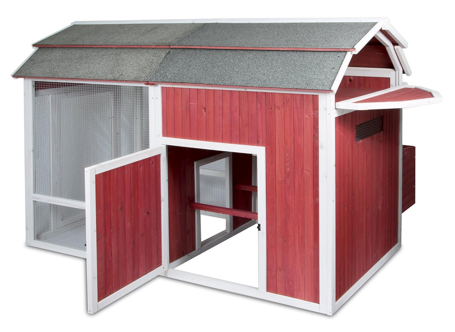 Amazoncom Precision Pet Old Red Barn Chicken Coop 5267 By 7795