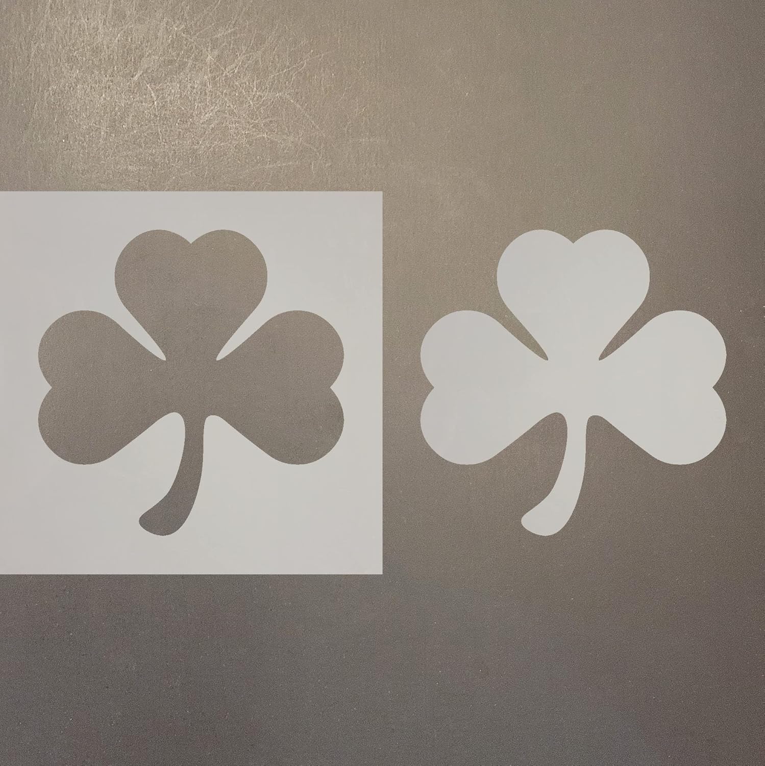 Mixed Media - Shamrock Reusable Mylar Stencil - Art Craft Supplies 4 Inch