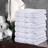 Utopia Towels Premium Hand Towels 100% Combed Cotton 41 x 71 cm 6-Pack White view 7
