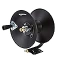 Amazon Basics Retractable Air Hose Reel - Fits 3/8-Inch × 50-Feet Air Compressor Hoses, Hoses Excluded, Not for Water/Pressure Washers, 300PSI, Black