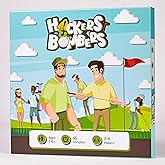 Hackers & Bombers Golf Themed Board Game - Play Golf Without Leaving The House - Play as Different Characters - Roll The Dice