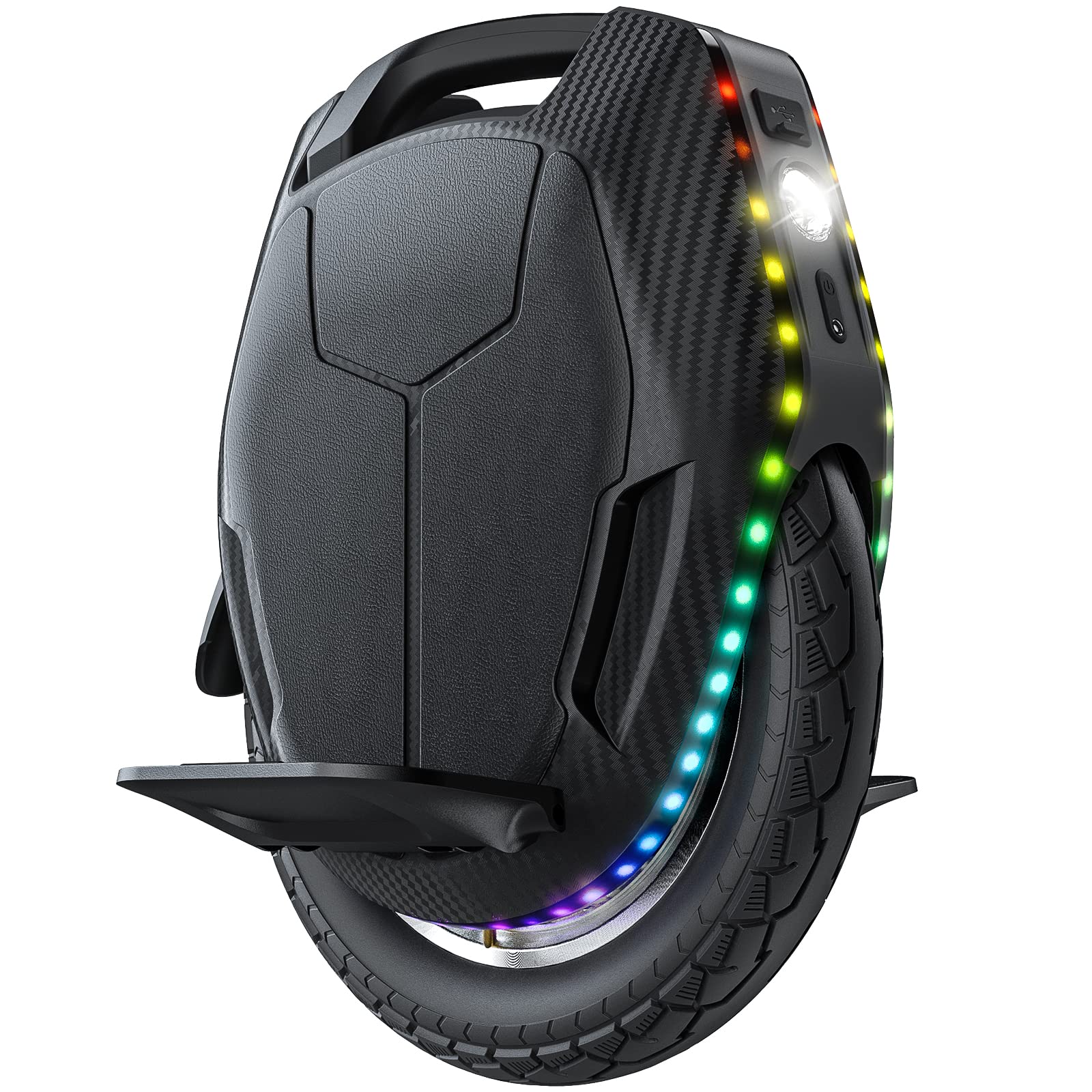 Kingsong 16X Electric Unicycles for Adults,One Wheel EUC 16 Inch, 2200W Powerful Motor Unicycle, 31mph Max Speed with Bluetooth Audio,Mileage Up to 100 Miles,Mountain Climb 35°