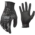 Gorilla Grip Work Gloves with Grip, All Purpose Gloves for Fishing, Outdoor Work, and Automotive Work | Color: Veil Tac Black | Size: Large