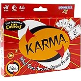 KARMA Card Games for Kids – Kids, Family Games Night, Multi-Player, Screen Free, Travel Games, Playing Cards, What Goes Aroun