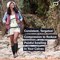 Copper Compression Calf Sleeves for Shin