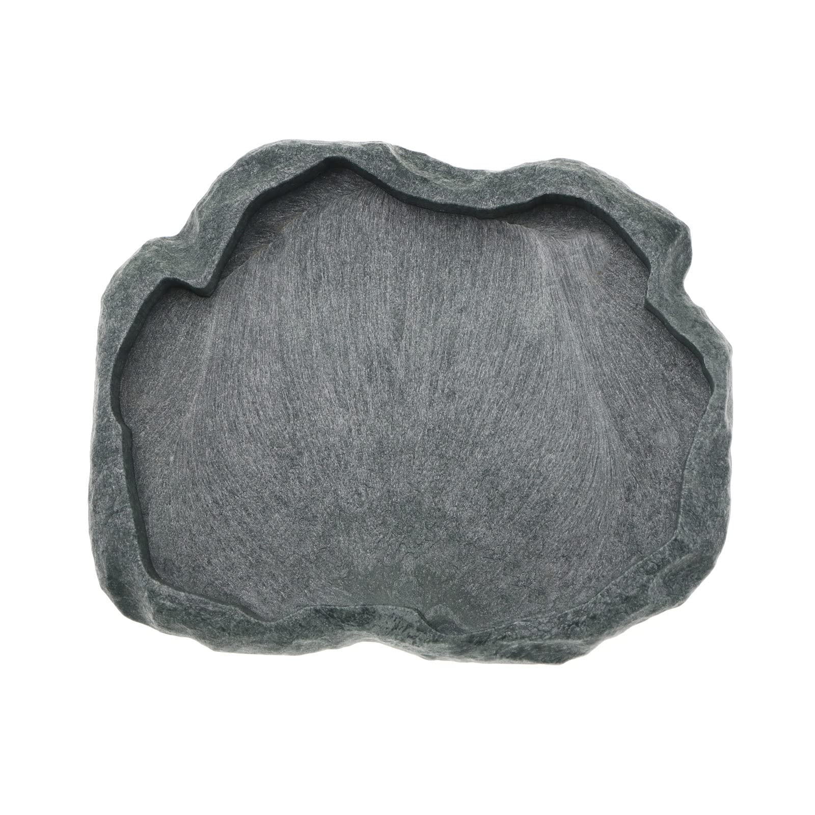 YINETTECH Reptiles Water Tray Tortoise Feeder Lizard Water Dish Resin Drinking Bowl for Tortoise Lizard Frog Terrapin Gecko Spider Scorpion Size M
