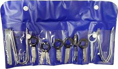 Toolzone AU041 Car CD Radio Removal Key Tool Set 20-Piece Black