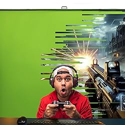 [ULTRAWIDE Version] Pixio Green Screen Extra Large