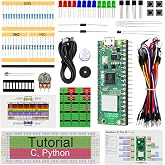 Freenove Basic Starter Kit for Raspberry Pi Pico 2 W (Included), Dual Arm Cortex-M33 and Dual Hazard3 RISC-V Microcontroller, 386-Page Detailed Tutorial, 142 Items, 55 Projects, Python C Code