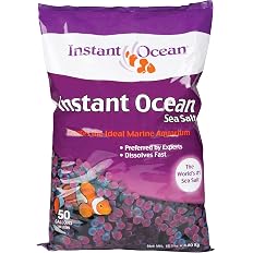 Instant Ocean Sea Salt for Marine Aquariums, 50 Gallons