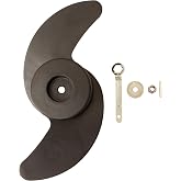 Newport Replacement Trolling Motor 2 Blade Prop for 55lb, 62lb, 86lb Trolling Motors