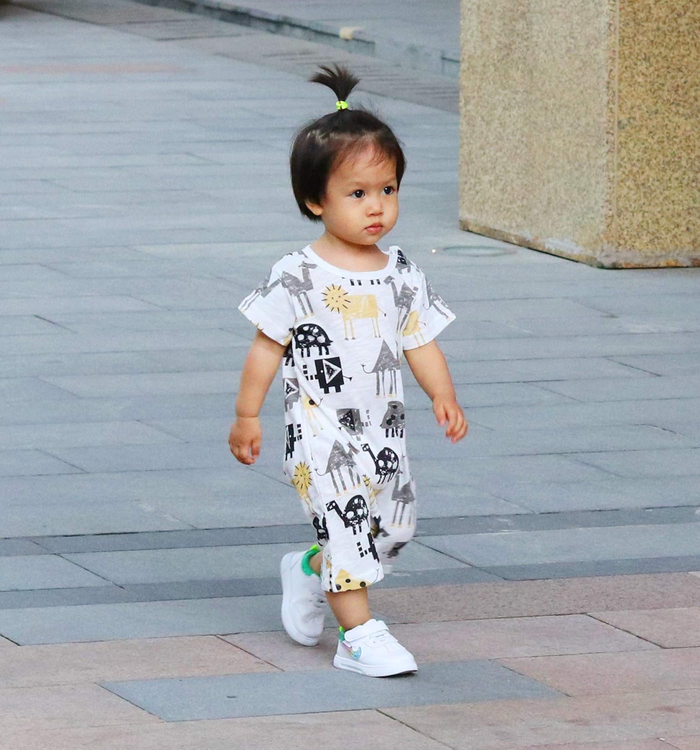 Newborn Girl's Baby Boys Infant Summer Short Sleeve Pajama Cute Cartoon Romper Overalls Outfits: Clothing