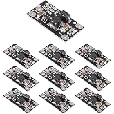 AITRIP 10PCS 1.5A Multi-Function Mini Boost Module Step Up Board 3.7V to 5V 8V 9V 12V Step Up Board with LED Indicato for DIY Electronic Voltage Moduler