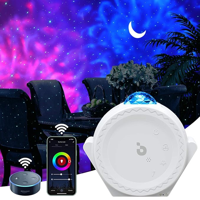 Amazon.com: Star Projector, 3-1 LED Smart Night Light Projector Moon