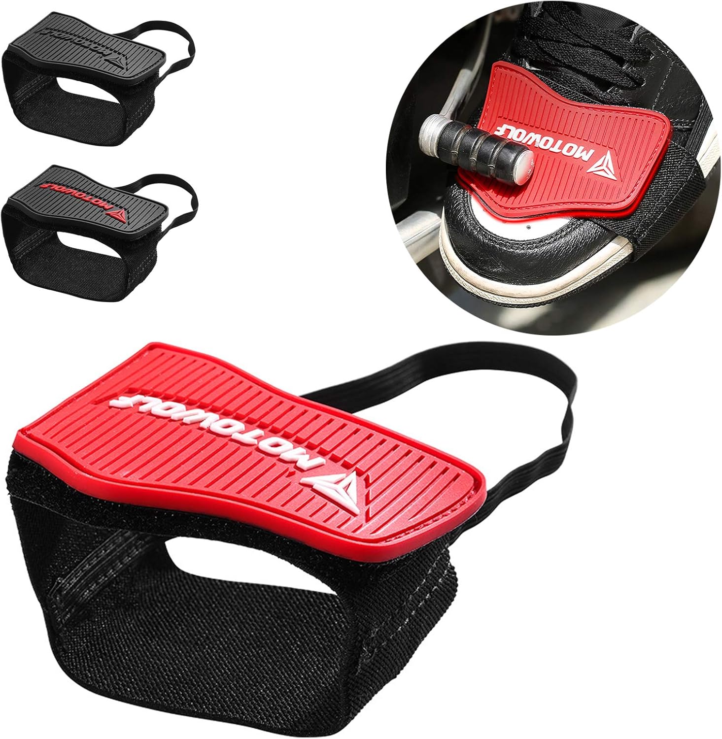 Motorcycle Shoe Protector Motorbike Shift Pad Boot Cover Protective