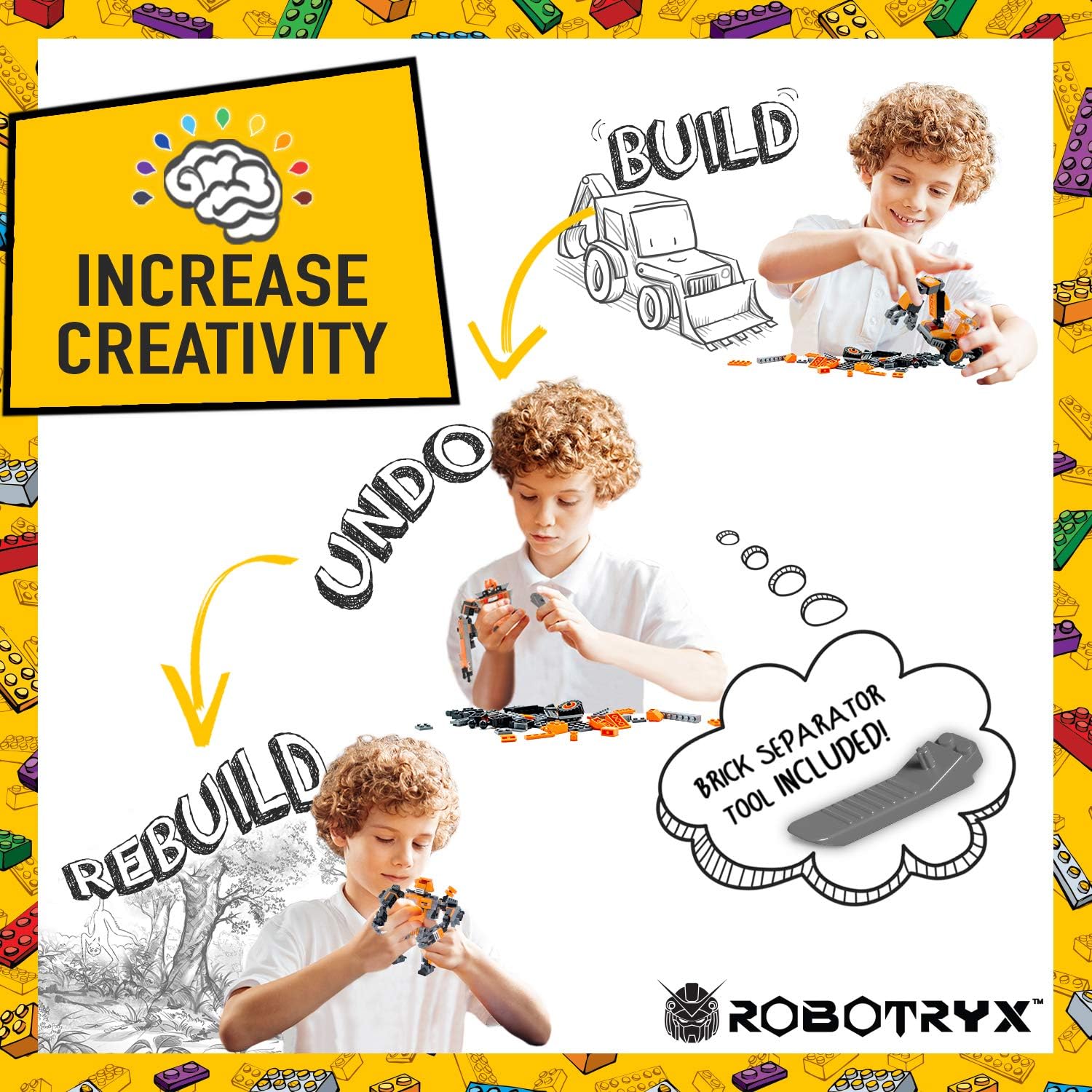 robot stem toy 3 in 1