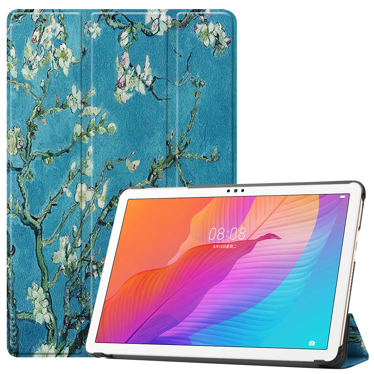 Lobwerk Case for Huawei Honor Tablet 6/MatePad T10/T10S 10.1 Inch Smart Cover Case with Stand Function and Auto Sleep/Wake Function