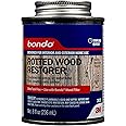 Bondo Rotted Wood Restorer, Penetrates into Spongy, Dry-rotted Wood Fibers Creating a Solid Surface, 8 Fl oz,Multi-color