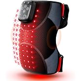 LTW Knee Massager with Heat, Red Light &amp; Vibration | 5000mAh Cordless Heated Knee Brace with 3 Heat / 3 Vibration / 5 Light Levels, 72 Red Lights 660nm Red &amp; 850nm Infrared